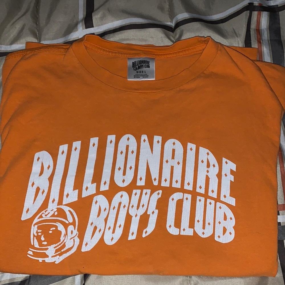 Billionaire boys club orange Tee
